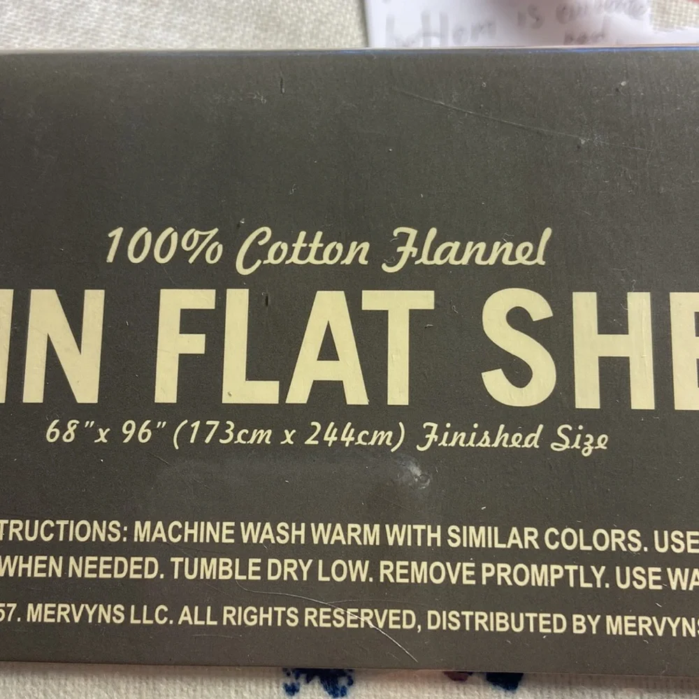 - Sierra. Twin Flat Sheet Brand New